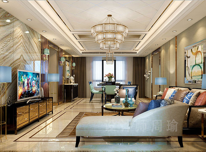 上床屌嗨世纪江尚三室两厅168平装修设计效果欣赏